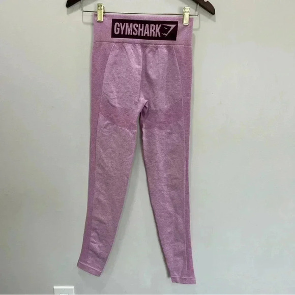 Gymshark Womens Pink Flex High Waisted Compression Leggings Size s - Picture 4 of 8